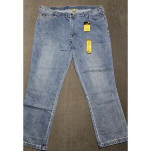 NWT DeWalt Grayling MENS Blue Denim Work Jeans Pants SIZE‎ 48x33 NWT Contractor
